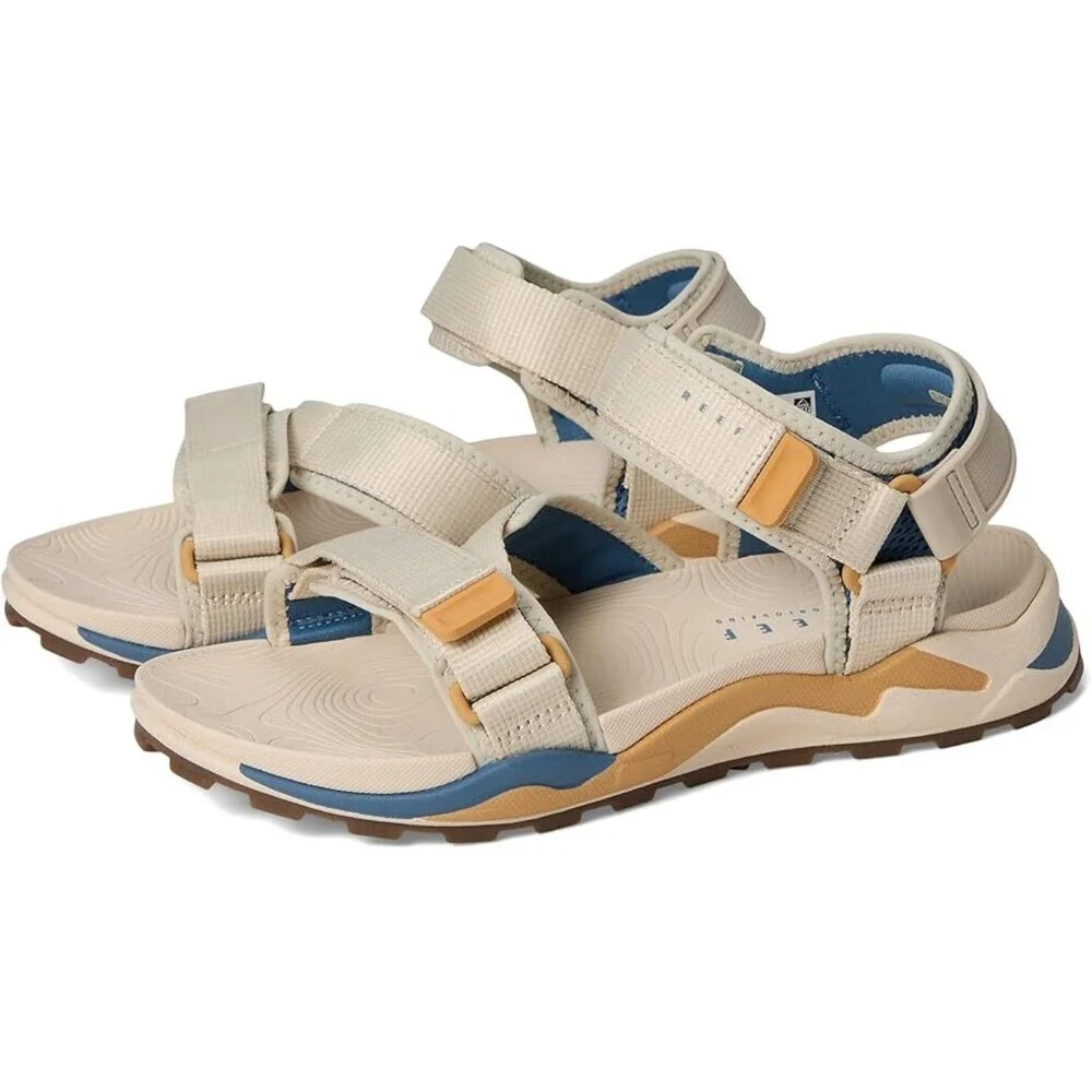 Reef Cross Shore Sandals Men's 12 Tan Wheat Open Toe Adjustable Strap ZOGG1795